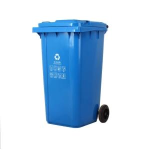 240升蓝色塑料垃圾桶