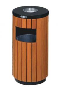 钢木垃圾桶WJ-1601